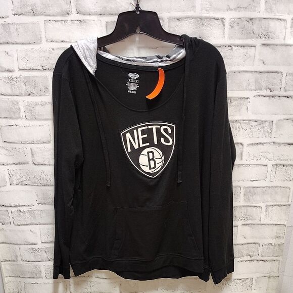 Brooklyn Nets Black Hoodie - Picture 1 of 3
